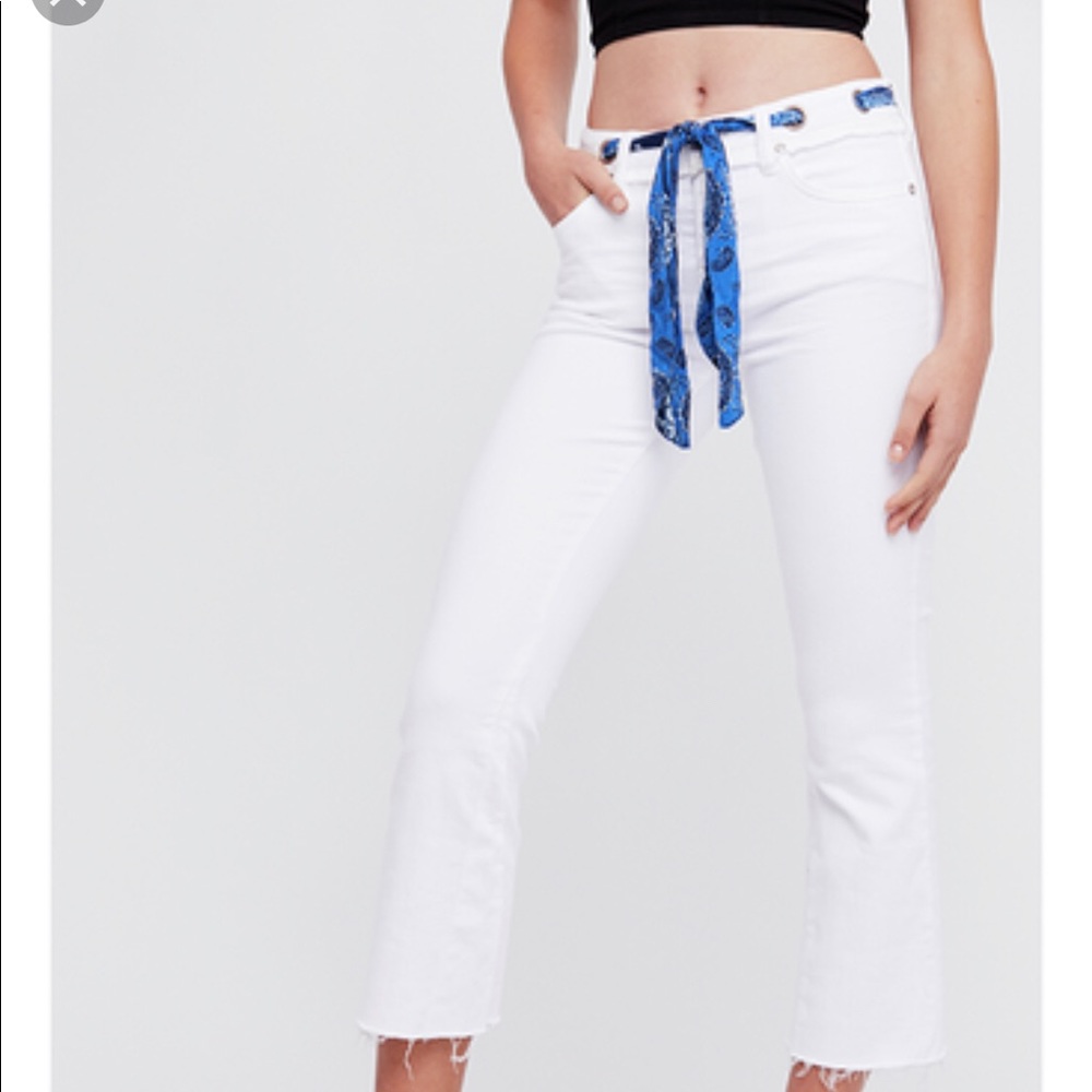Free people boho flare jeans